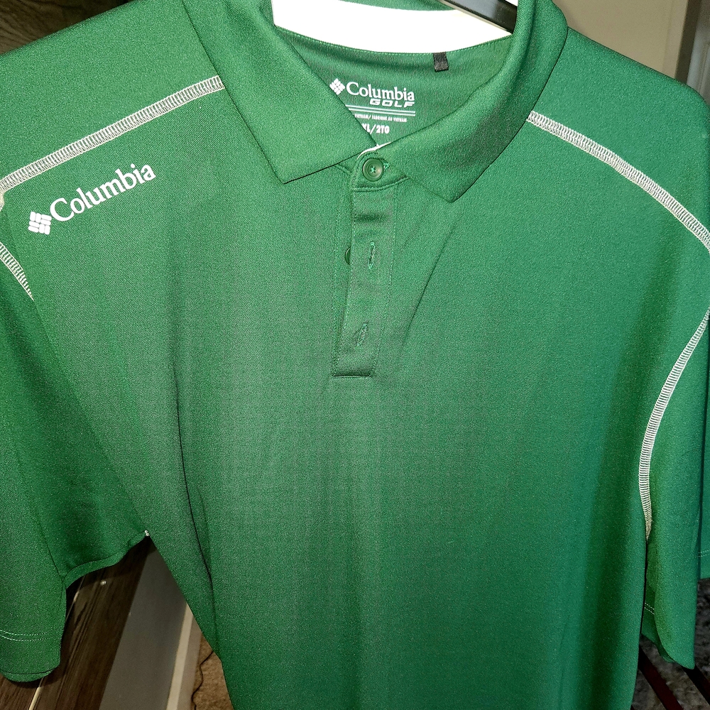 Columbia Men's Green Polo Shirt